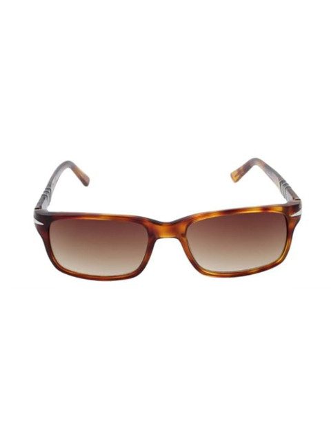 AUGEN Unisex Brown Lens & Brown Rectangle Sunglasses with