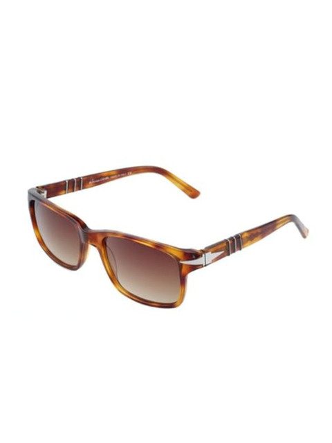 AUGEN Unisex Brown Lens & Brown Rectangle Sunglasses with