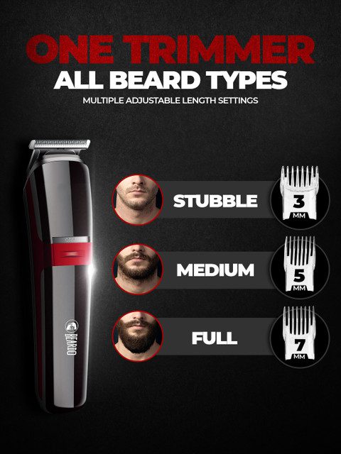 BEARDO Men Black Solid Ape-X 3-in-1 Multipurpose Trimmer
