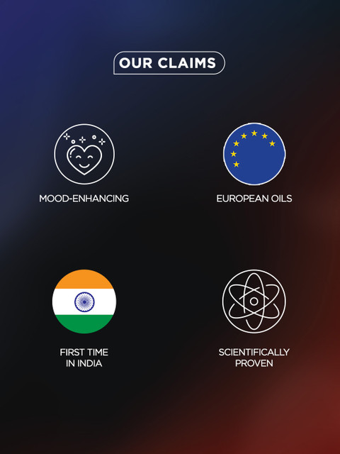 Bella Vita Organic Men Mood Collection Set Of 3 Long Lasting Perfumes - 15 ml Each