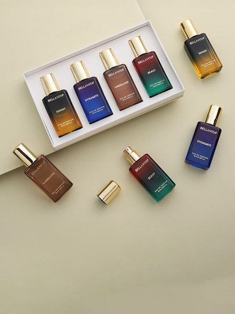Bella Vita Organic Set Of 4 Beast-Dynamite-Ghost & Vanilluxe Long Lasting EDP - 20 ml Each