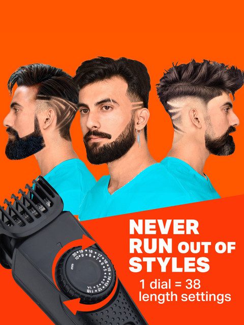 Bombay Shaving Company Men Beard Trimmer With 38 length Settings & Beard Styling pen