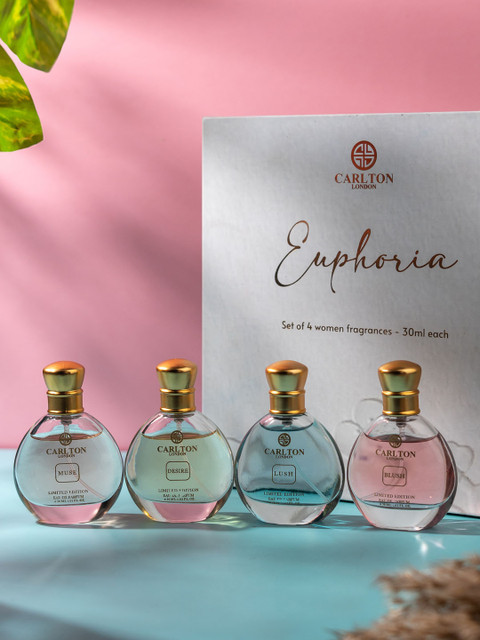 Carlton London Euphoria Women Gift Set of 4 EDP Perfume - 30ml each