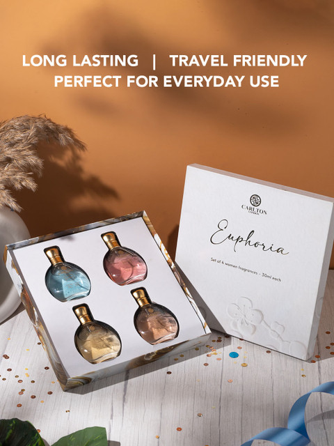 Carlton London Euphoria Women Gift Set of 4 EDP Perfume - 30ml each