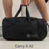 CULT 25 Litre Gym/Duffle Bag with Side Pocket & Shoulder Strap Comfortable Handle Black