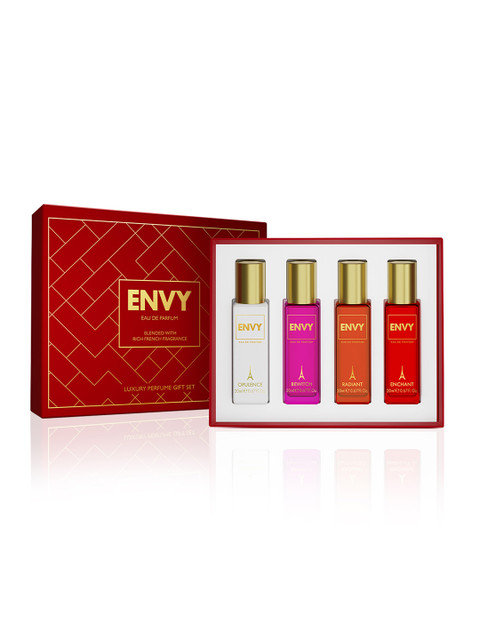 Envy Women Set of 4 Eau De Parfum 20 ml Each - Opulence, Bewitch, Radiant, Enchant