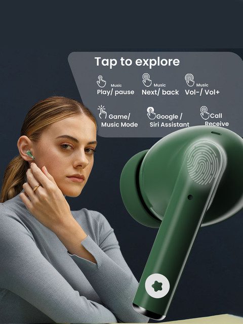 (Formerly Boult) Shadow with Zen ENC Mic,40H Playtime,Low Latency Gaming, Bluetooth 5.3v