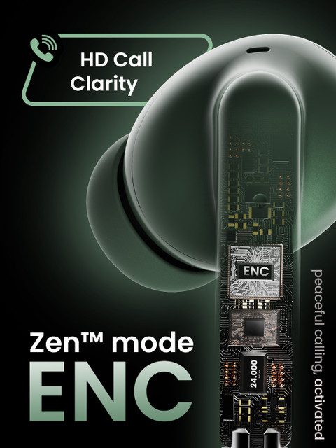 (Formerly Boult) Shadow with Zen ENC Mic,40H Playtime,Low Latency Gaming, Bluetooth 5.3v