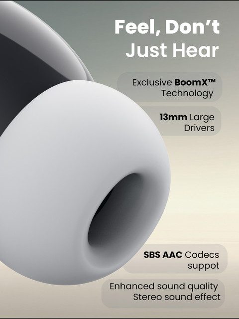 (Formerly Boult) W40 with Quad Mic ENC, 48H Playtime, Low Latency Gaming, Bluetooth 5.3v