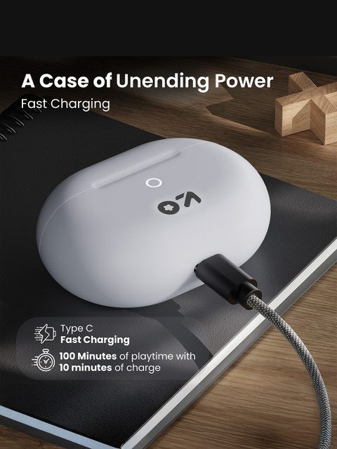 (Formerly Boult) W40 with Quad Mic ENC, 48H Playtime, Low Latency Gaming, Bluetooth 5.3v