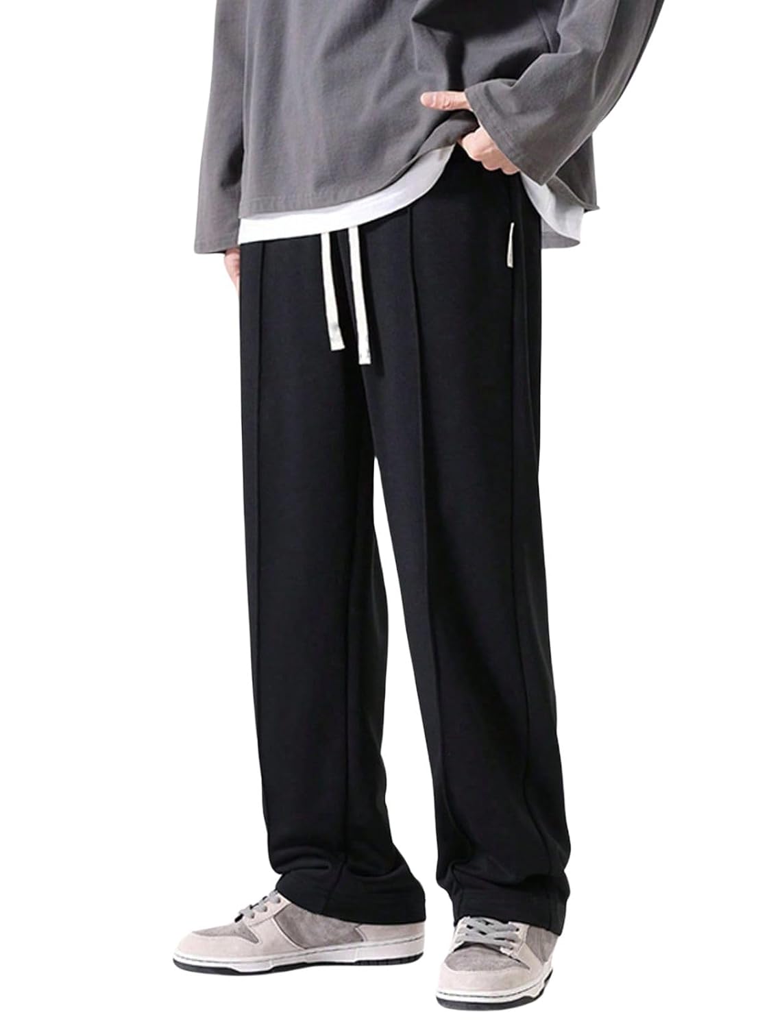 GRECIILOOKS Men's Lycra Cargo Track Pants – Loose Fit Joggers for Men | Korean Style Travel & Lounge Wear with Pockets (Available in Plus Size and Combo Pack of 2)