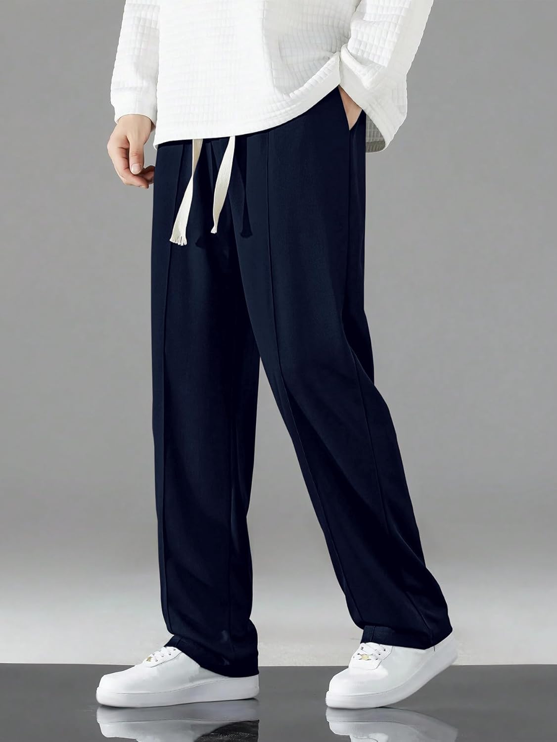 GRECIILOOKS Men's Lycra Cargo Track Pants – Loose Fit Joggers for Men | Korean Style Travel & Lounge Wear with Pockets (Available in Plus Size and Combo Pack of 2)