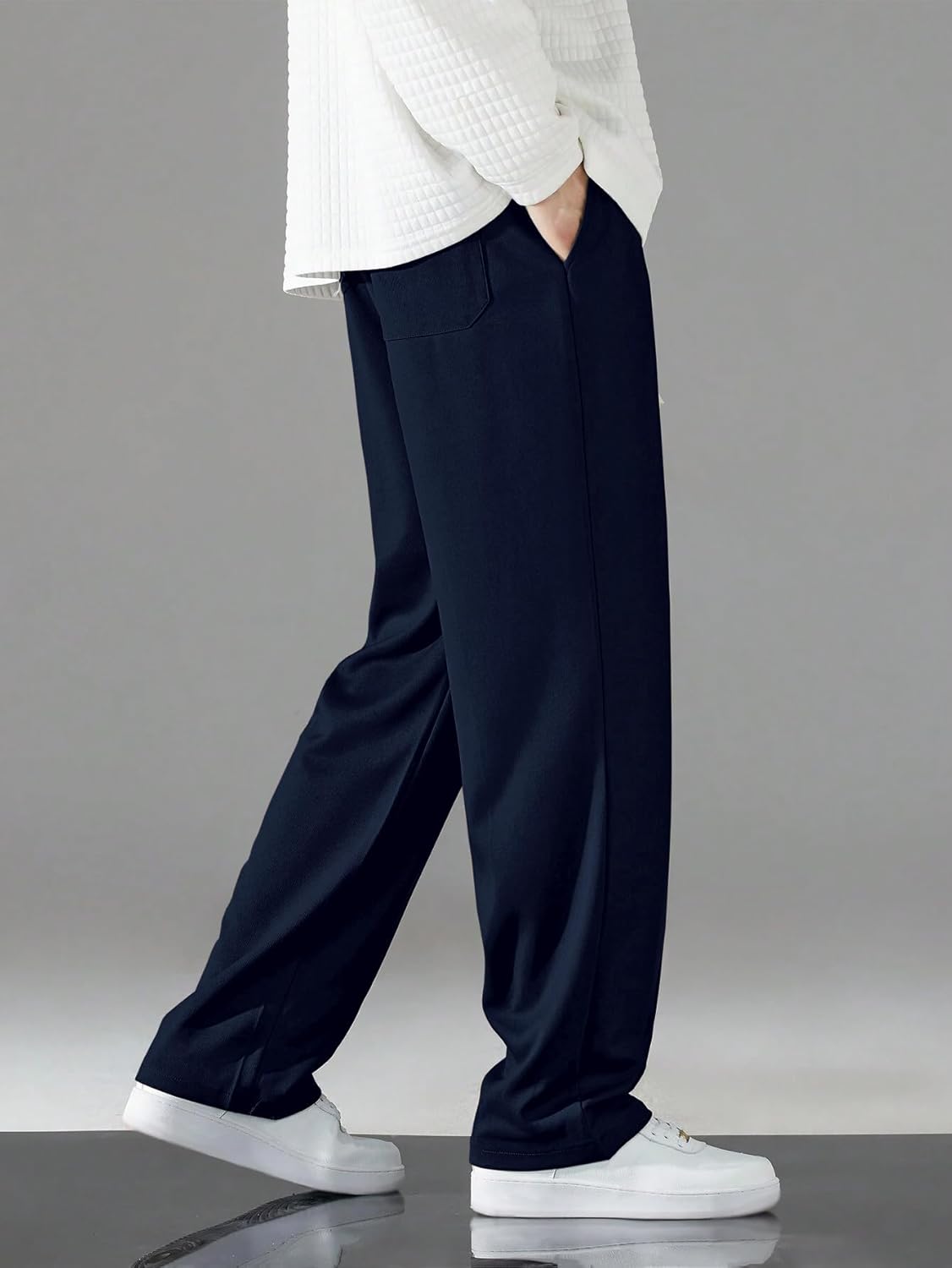 GRECIILOOKS Men's Lycra Cargo Track Pants – Loose Fit Joggers for Men | Korean Style Travel & Lounge Wear with Pockets (Available in Plus Size and Combo Pack of 2)