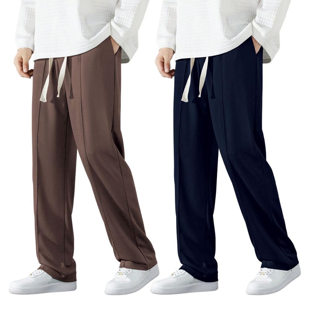 GRECIILOOKS Men's Lycra Cargo Track Pants – Loose Fit Joggers for Men | Korean Style Travel & Lounge Wear with Pockets (Available in Plus Size and Combo Pack of 2)