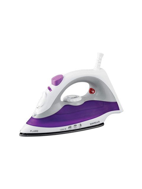 Havells Steamo Purple Plastic Temperature Control Steam Iron-1250W