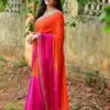 HERE&NOW Ombre Embroidered Saree