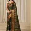 KALINI Woven Design Zardozi Silk Blend Patola Saree
