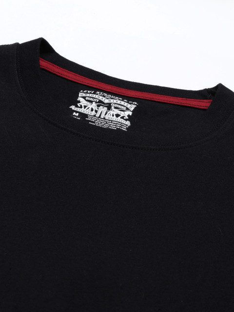 Levis Men Soft Pure Cotton Round Neck Half Sleeve Tshirt