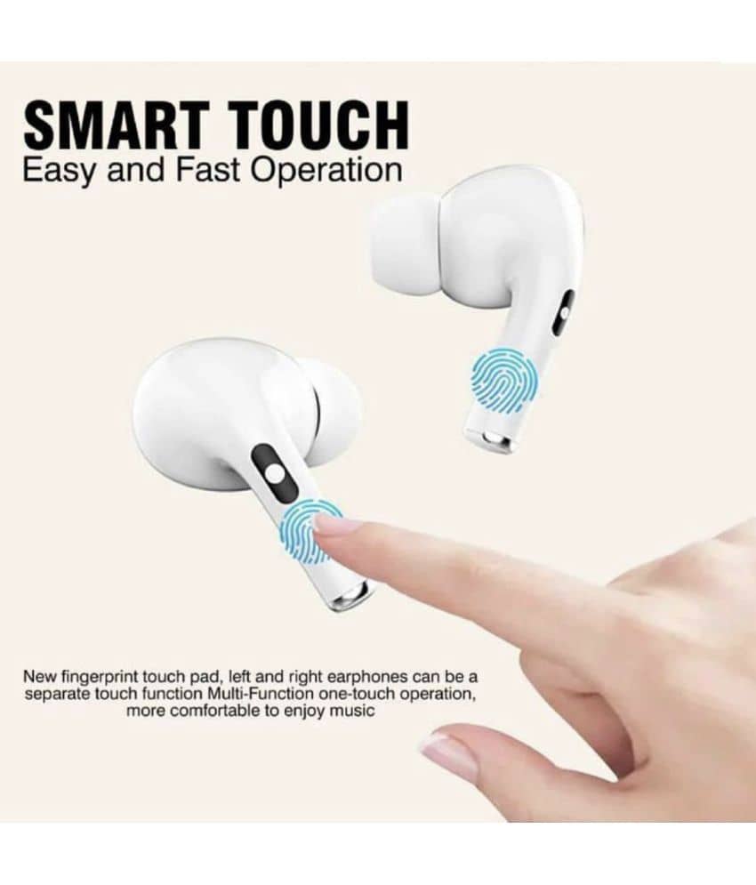 Life Like Bluetooth Earbuds Earphone A10 Pro 2 Touch In Ear TWS White