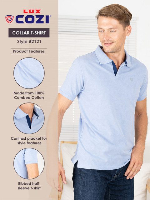 Lux Cozi Polo Collar Lounge Tshirts