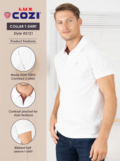 Lux Cozi Polo Collar Lounge Tshirts