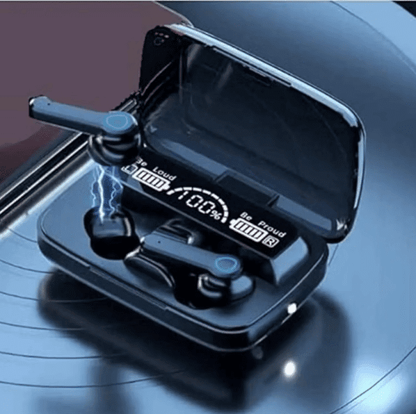 M19-19 Earbuds TWS Earphone Touch Control Mirror Digital Display Wireless Bluetooth 5.1 Headphones With Microphone