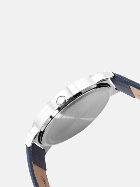 Mast & Harbour Unisex Brass Dial & Leather Straps Analogue Watch