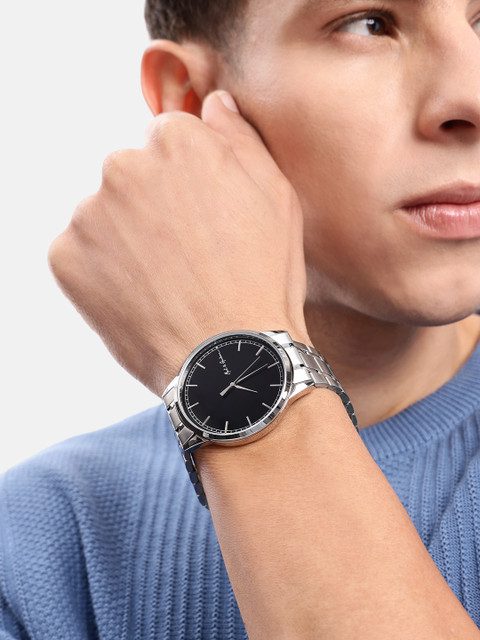 Mast & Harbour Unisex Brass Dial & Stainless Steel Bracelet Style Straps Analogue Watch