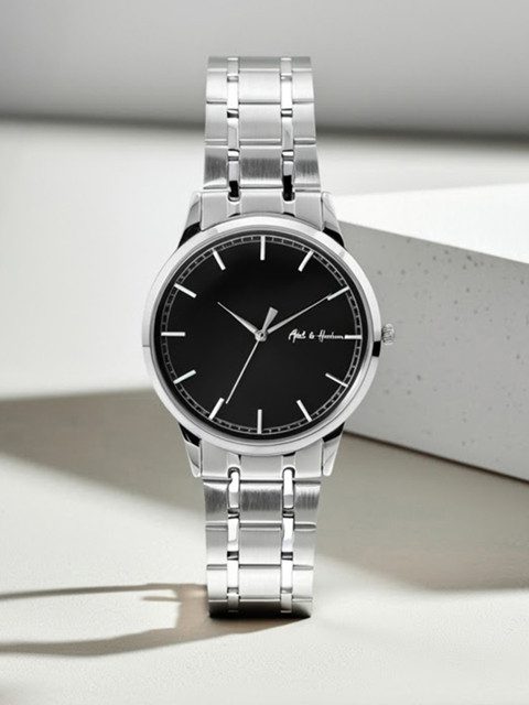 Mast & Harbour Unisex Brass Dial & Stainless Steel Bracelet Style Straps Analogue Watch