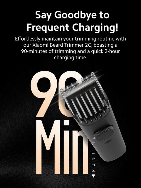 Mi Men Xiaomi 2C Beard Trimmer - Black