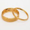 NVR Women Set of 4 Gold-Plated Traditional Bangles