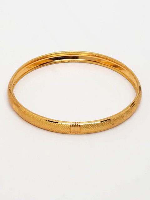 NVR Women Set of 4 Gold-Plated Traditional Bangles