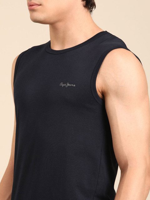 Pepe Jeans Printed Cotton Basic Vest 8909345003405