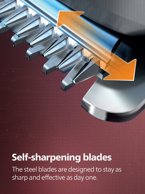 Philips BT3301/30 Series 3000 Beard Trimmer with Lift & Trim Technology - Maroon