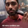 Philips BT3301/30 Series 3000 Beard Trimmer with Lift & Trim Technology - Maroon