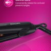 Philips Hair Straightener BHS216/00 with Ceramic Plates - Black & Pink