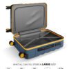 Safari Accent Polycarbonate 8 wheel Hard Large Trolley Suitcase 76 cm