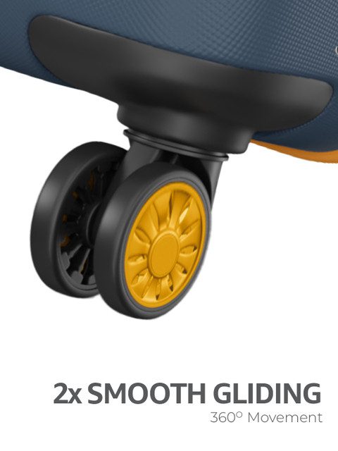 Safari Accent Polycarbonate 8 wheel Hard Large Trolley Suitcase 76 cm