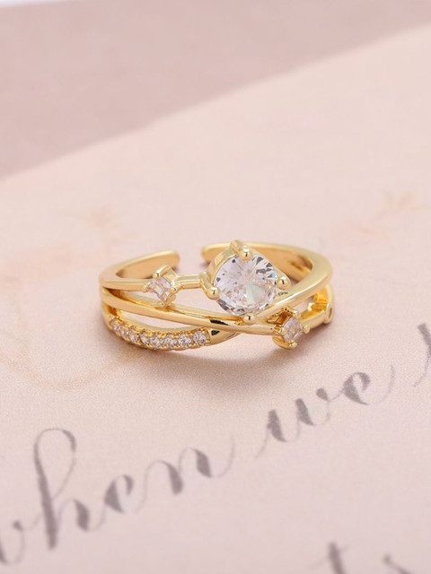 SALTY Clarissa Promise Finger Ring For Women & Girls Jewellery Accessories