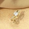 SALTY Forever Radiance Gold Ring For Women & Girls Finger Ring Jewellery Accessories