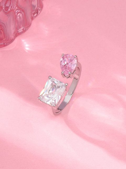 SALTY Mesmerize Toi-et-Moi Ring for Women & Girls Finger Ring Jewellery Accessories