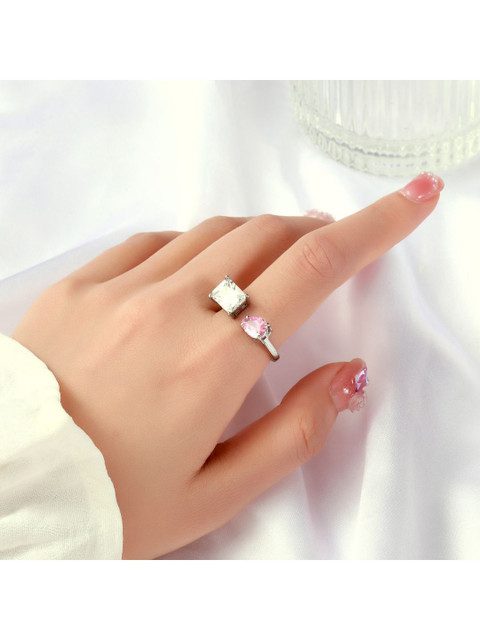 SALTY Mesmerize Toi-et-Moi Ring for Women & Girls Finger Ring Jewellery Accessories