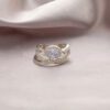 SALTY Royal Diamond Crown Ring For Women & Girls Finger Ring Jewellery Accessories