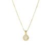 SALTY Stone Studded Gleam Kiss Pendant & Chain Jewellery Accessories