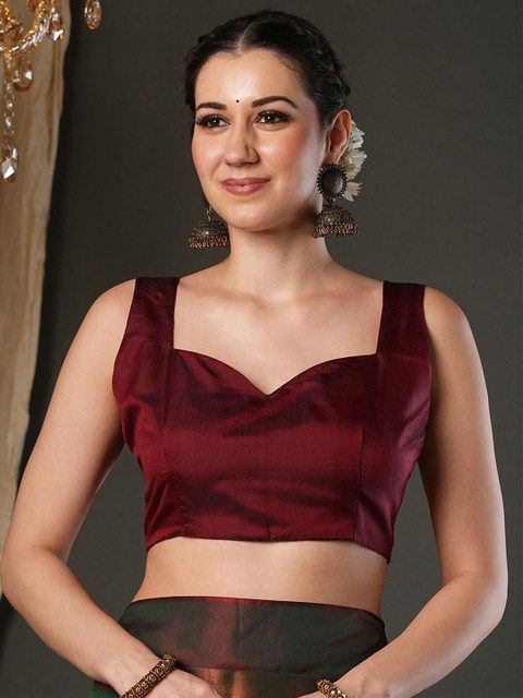 Saree mall Woven Design Zari Silk Blend Taant Sarees