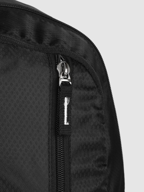 Skybags Unisex Black & White Brand Logo Print Backpack- 21.3 Ltrs