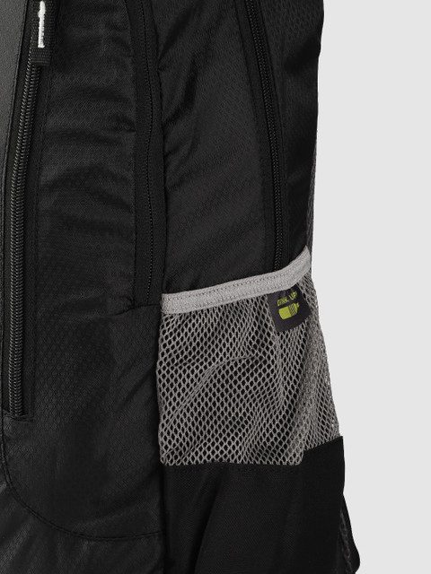 Skybags Unisex Black & White Brand Logo Print Backpack- 21.3 Ltrs