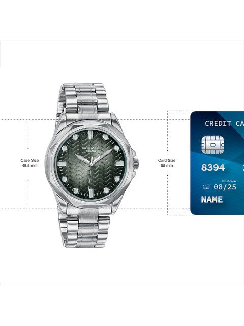 Sonata Poze 7 Analog Green Dial Watch For Men - SP70088SM02W