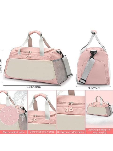 SWISS HORN Unisex Textured Medium Foldable Casual Duffel Bag