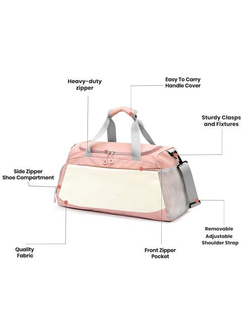 SWISS HORN Unisex Textured Medium Foldable Casual Duffel Bag